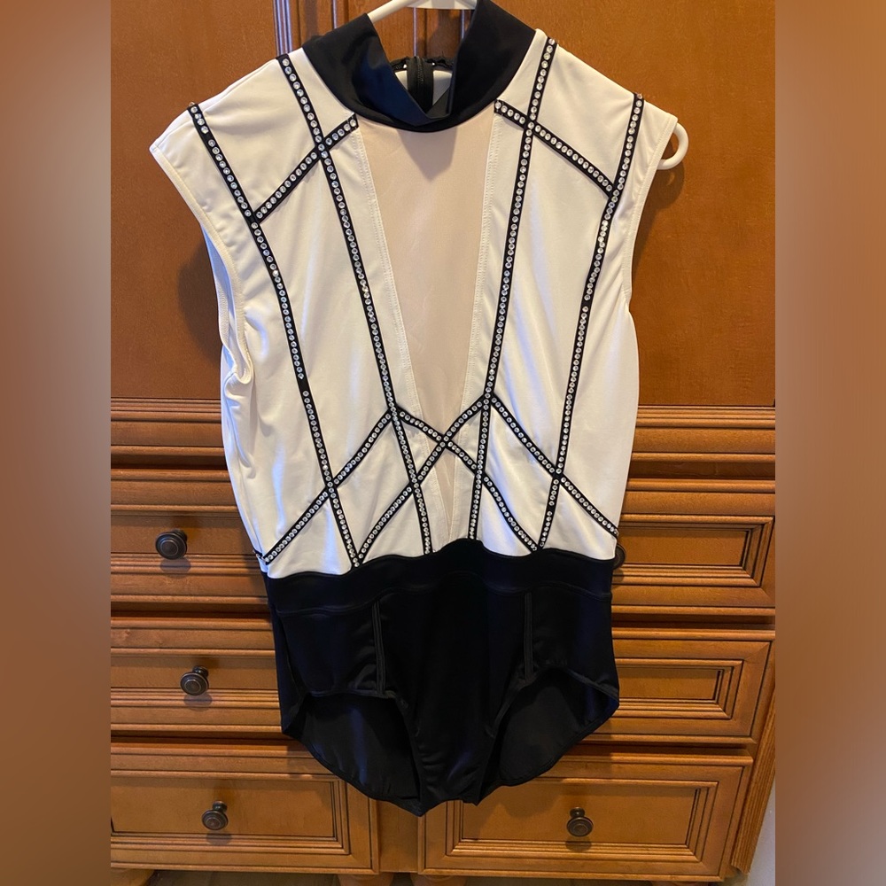 Weissman Elite Leotard with Rhinestones